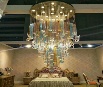 工程定制水晶灯大型酒店别墅大厅个性创意会所楼梯展厅灯大堂吊灯