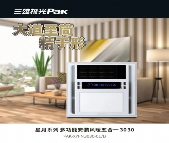 三雄极光星月系列 多功能安装风暖五合一 3030