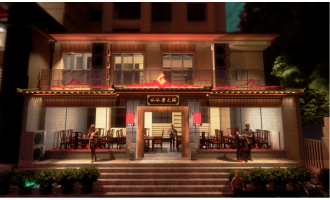 呱 呱 老 火 锅 店 面 亮 化 设 计 方 案