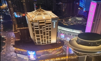 解放碑福朋喜来登酒店灯光亮化设计视频